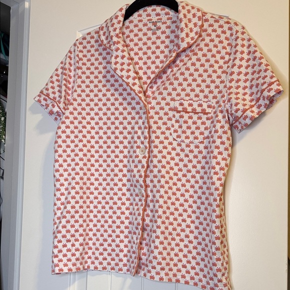 Roller Rabbit Butterfly Pajama Top Medium - Picture 3 of 5